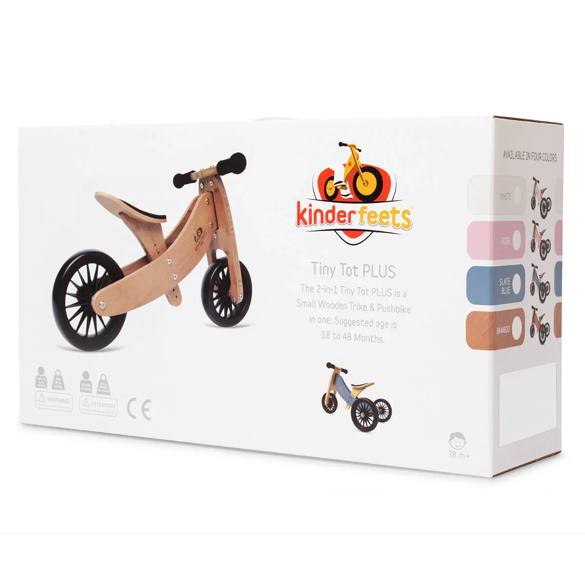 Kinderfeets® Balance Bike Tiny Tot Plus 2in1 Slate Blue - Image 4