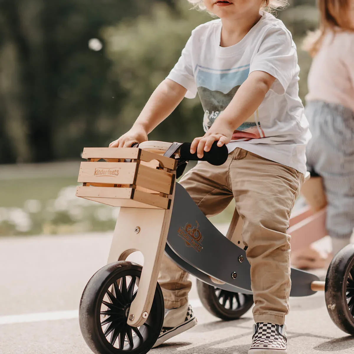 Kinderfeets® Balance Bike Tiny Tot Plus 2in1 Slate Blue - Image 9