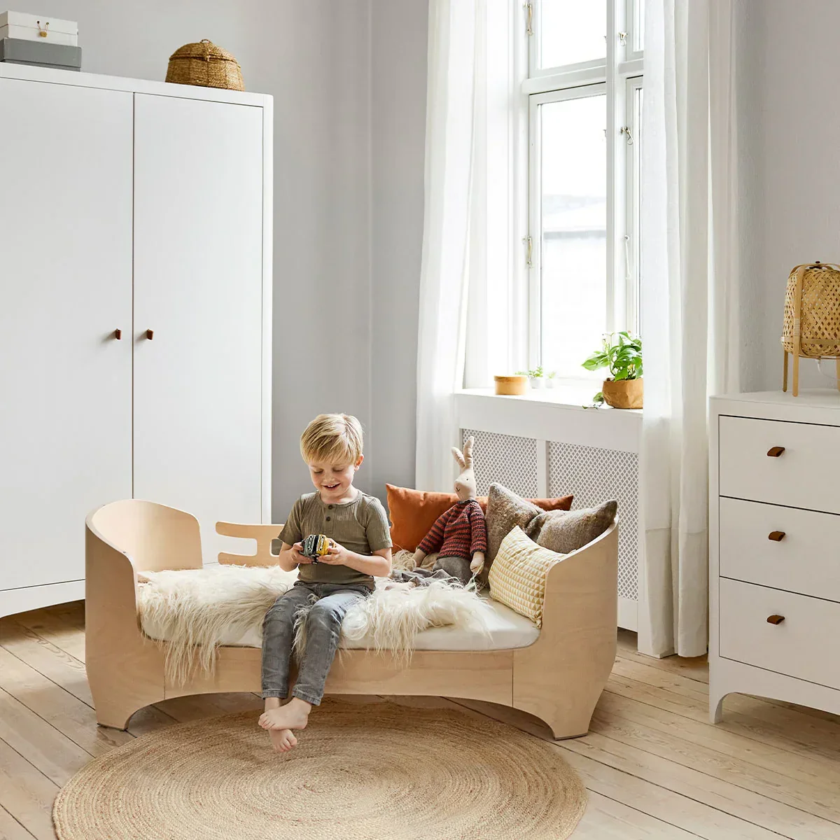 Leander® Baby Bed Extension Parts Whitewash - Image 4