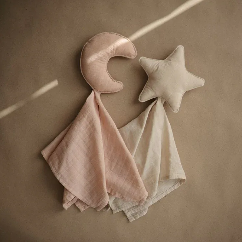 Mushie® Lovey Blanket Star Natural - Image 4