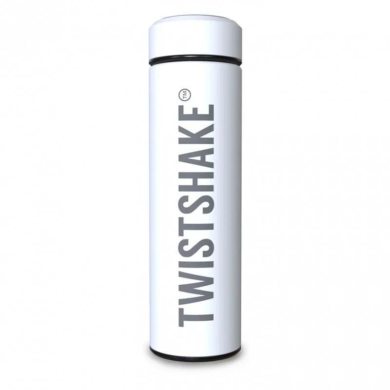 Twistshake Hot Or Cold Insulated Bottle 420ml White - Image 4