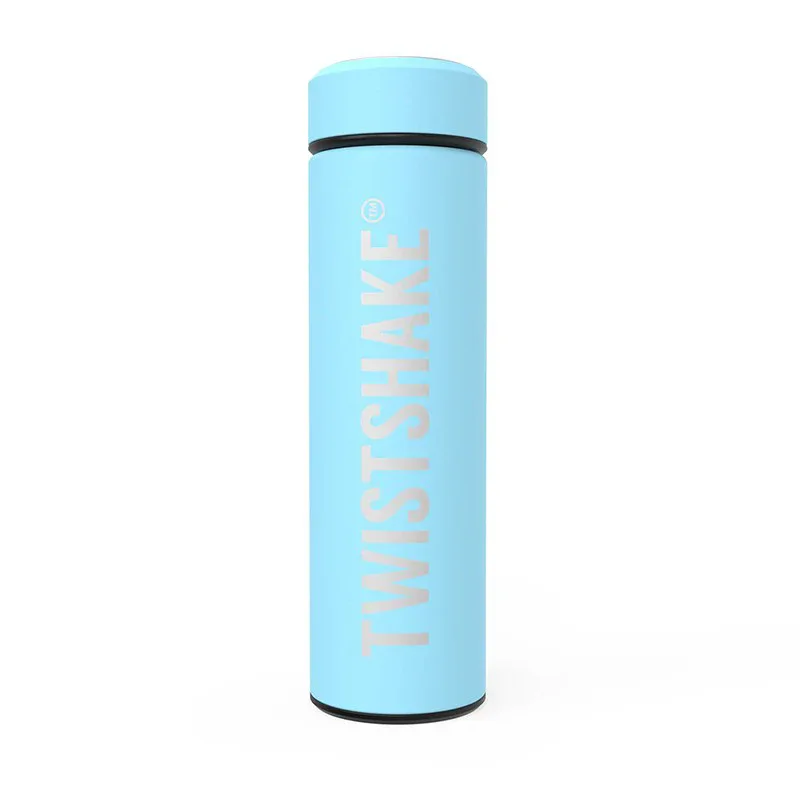 Twistshake Hot Or Cold Insulated Bottle 420ml Pastel Blue - Image 3
